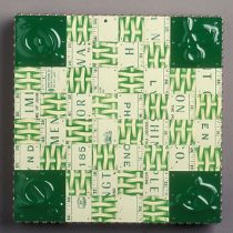 Woven Checkerboard, 1998 12 x 12 x 1